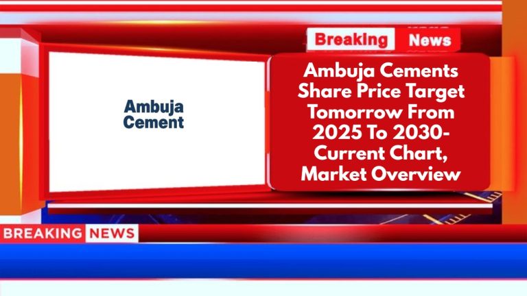 Ambuja Cements Share Price Target