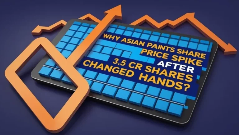 Asian Paints Shares Rise 2.5% After ₹7,703 Crore Block Deal: What Just Happened?