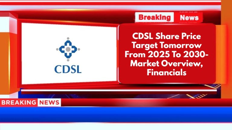 CDSL Share Price Target Tomorrow From 2025 To 2030- Market Overview, Financials